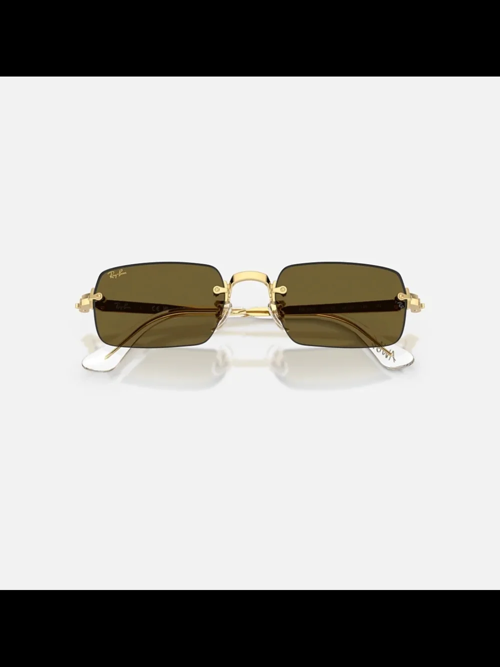 Ray-Ban RB3928 A$AP Rocky Gold Frame with Brown Lenses